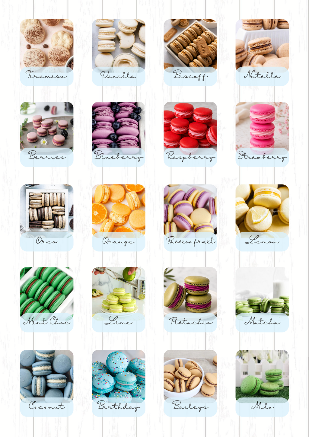 Custom Worded Macarons